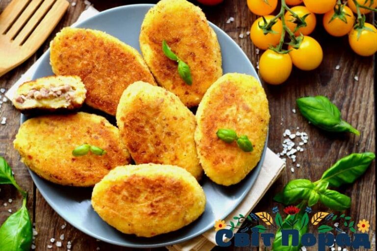 Картопляники з м'ясом