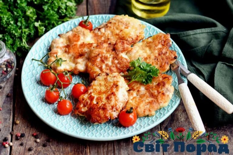 Рецепт рубаних курячих котлет