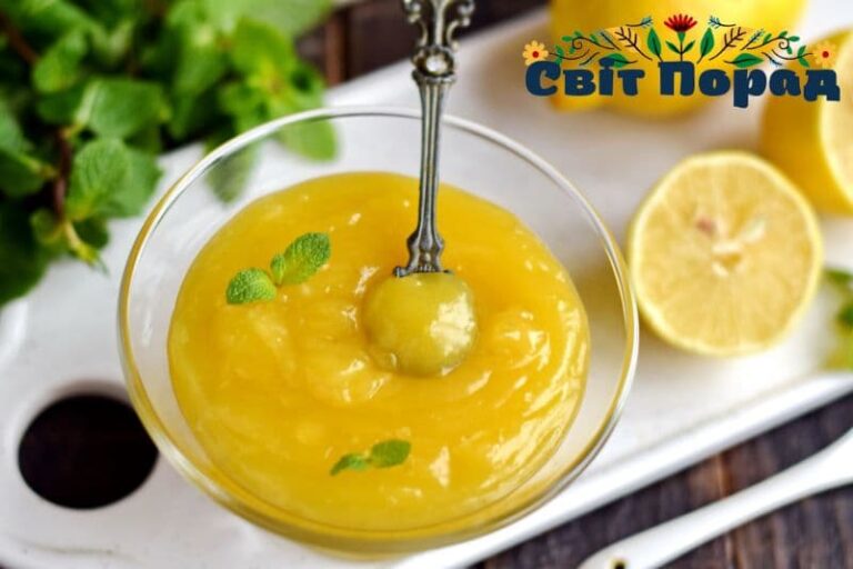 Рецепт лимонного курду