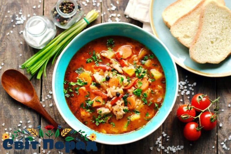 Простий харчо з куркою