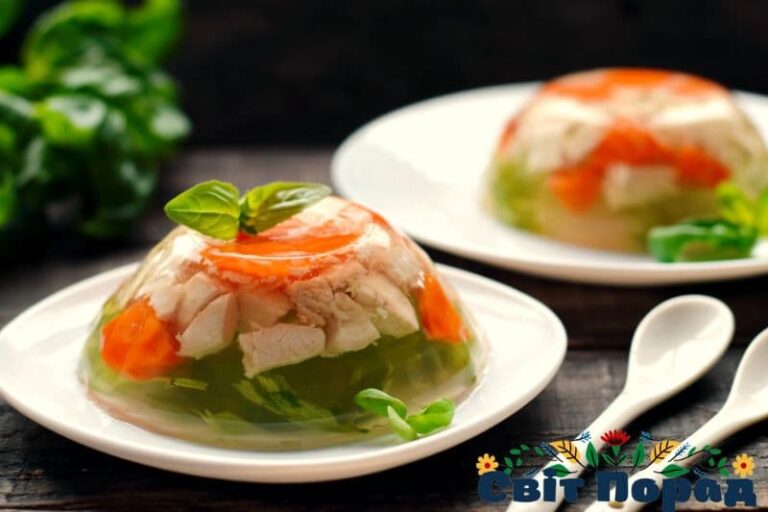 Рецепт заливного з курки